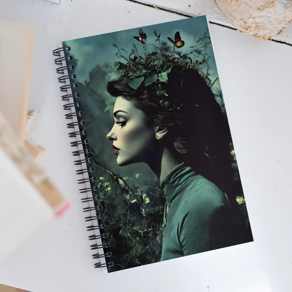 Ethereal Connection: Portrait of Nature | Spiral Notebook