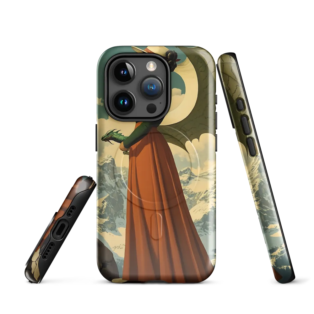 Mystic Harmony: The Dragon Keeper | Phone Case |  15 Pro | MagSafe® Tough Case | Glossy