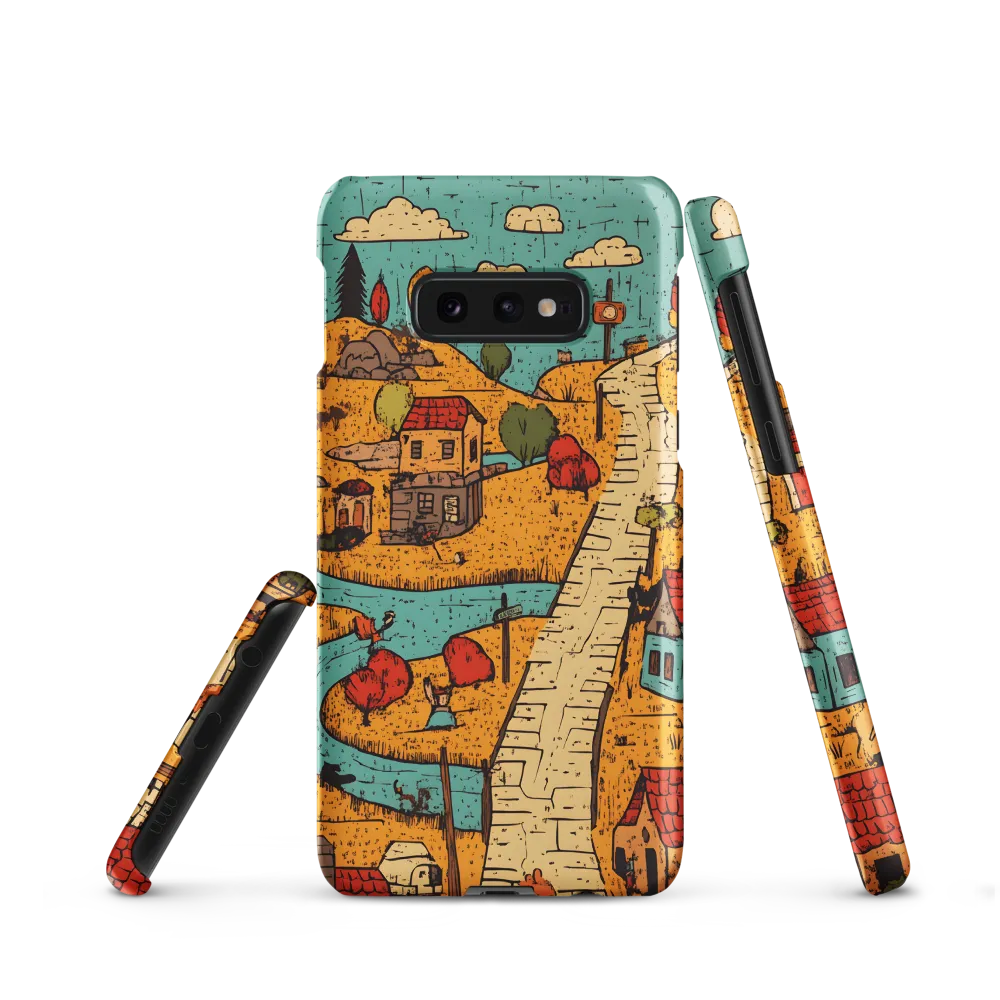 Whimsical Village Landscape