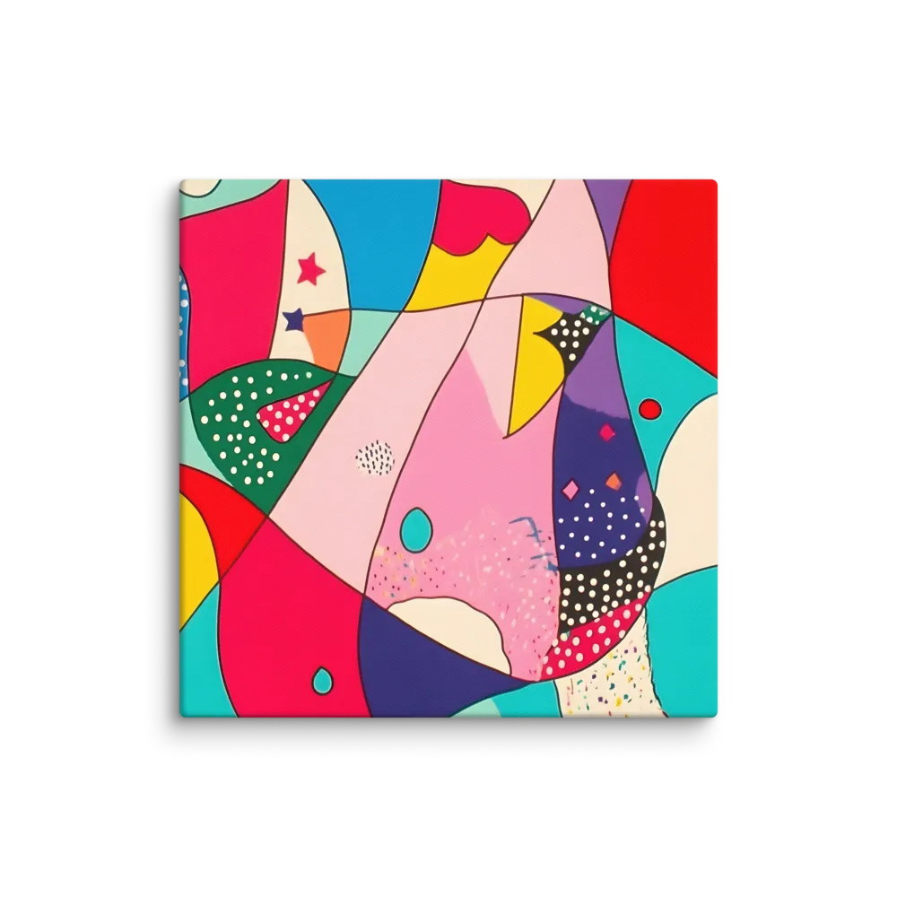 Playful Geometry in Color | Canvas | 37″×37″