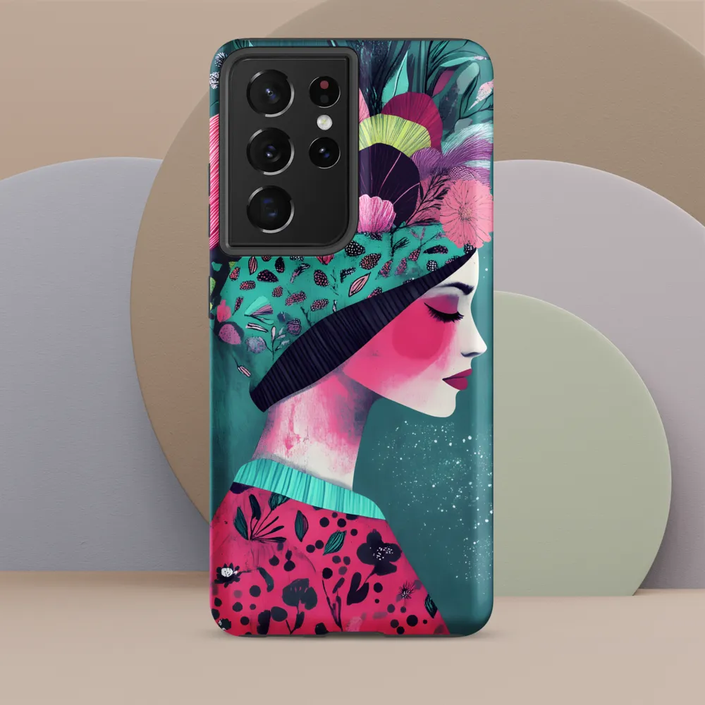 Whimsical Floral Portrait