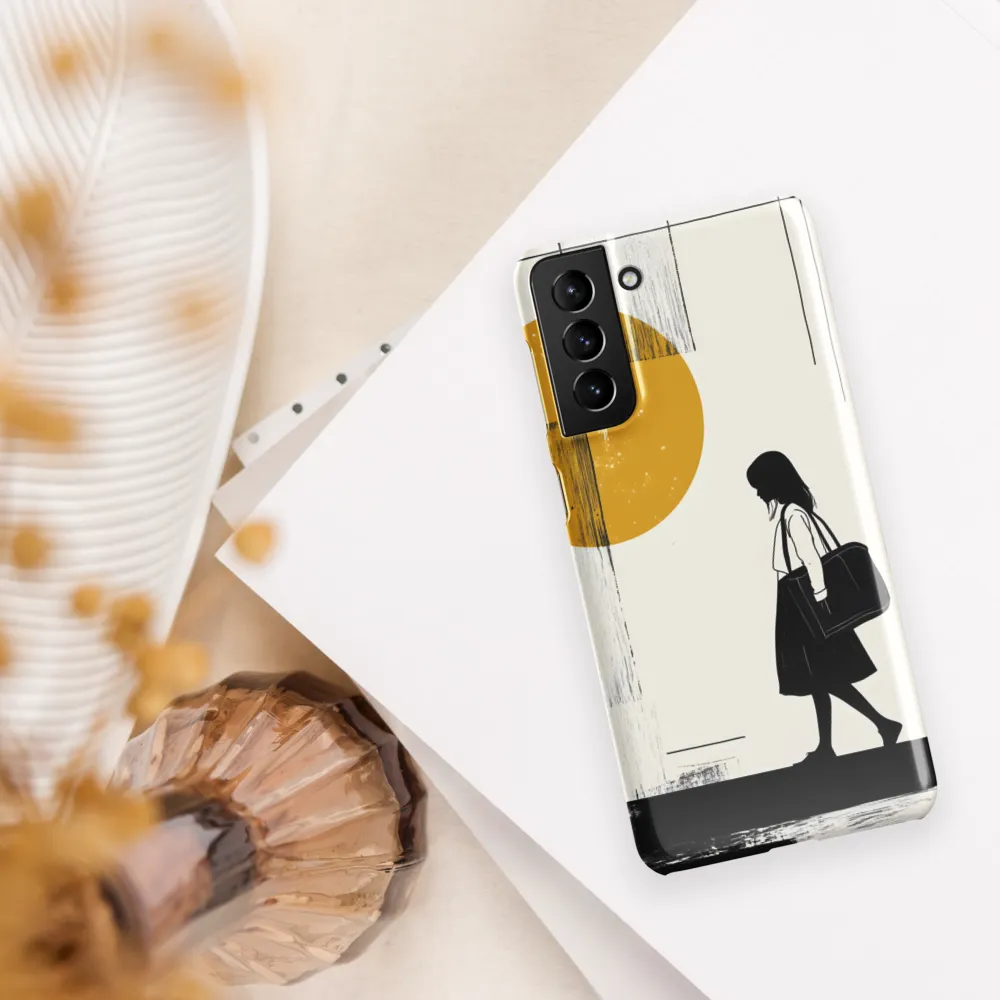 Silent Steps | Phone Case |  S21 Plus | Snap Case | Glossy