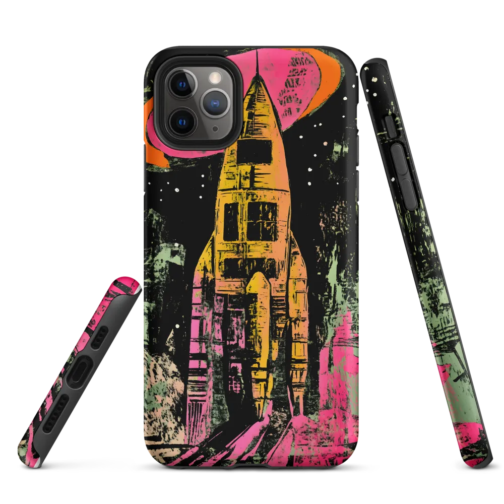 Cosmic Voyage: A Surreal Rocket Adventure