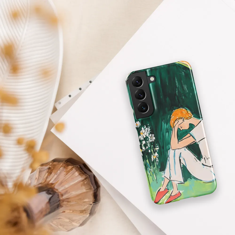 Silent Sorrow | Phone Case |  S22 | Snap Case | Glossy