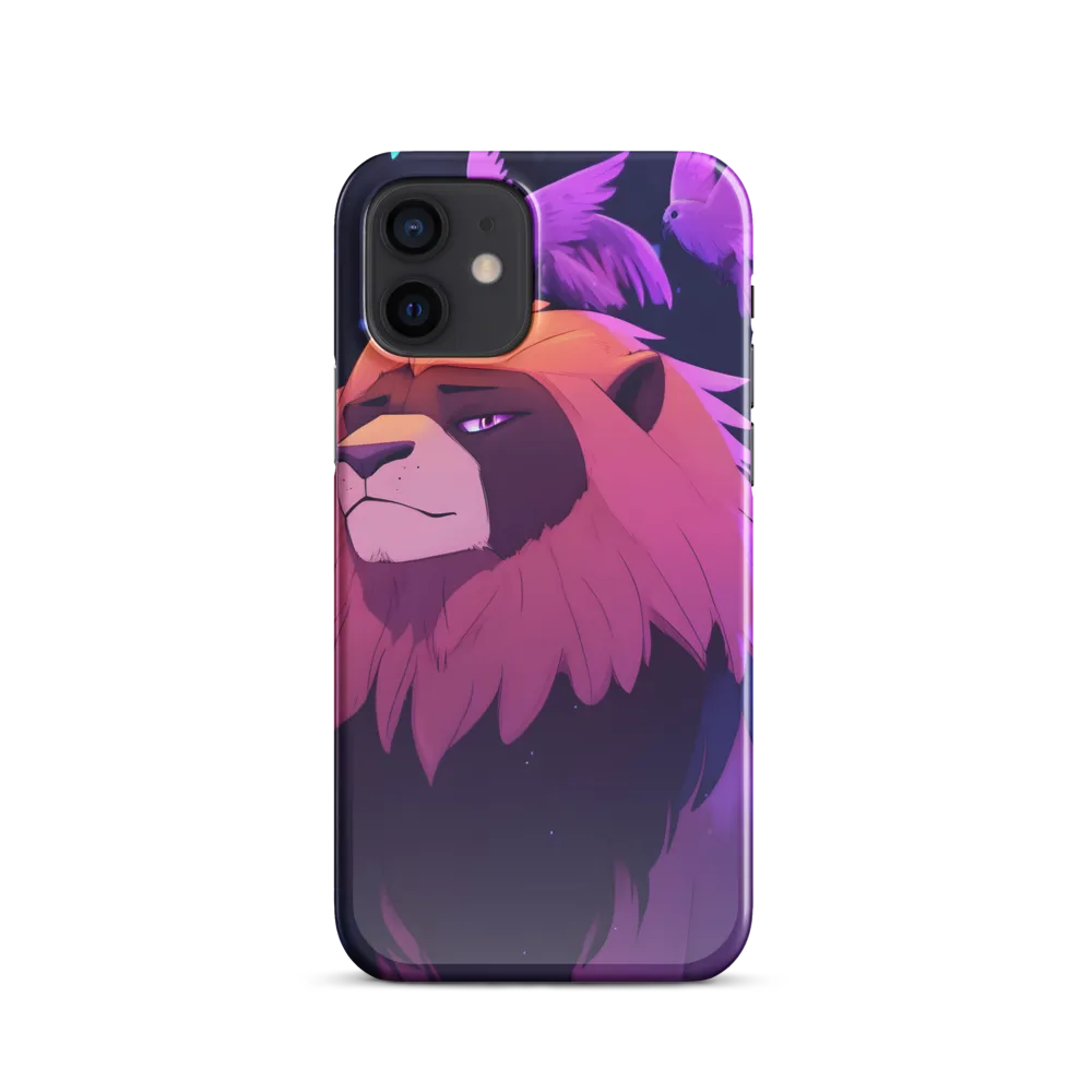 Regal Serenity: The Majestic Lion | Phone Case |  12 | Snap Case | Glossy