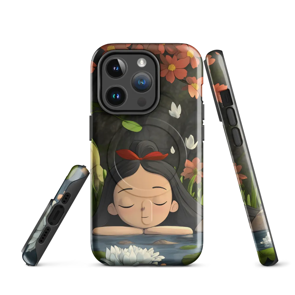 Tranquility by the Waterside | Phone Case |  14 Pro | MagSafe® Tough Case | Glossy