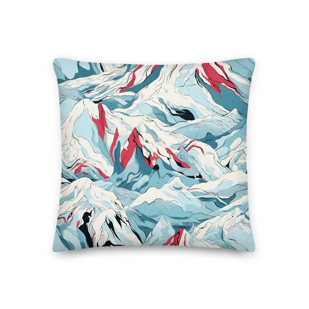 Majestic Peaks of Serenity | Pillow | 18″×18″