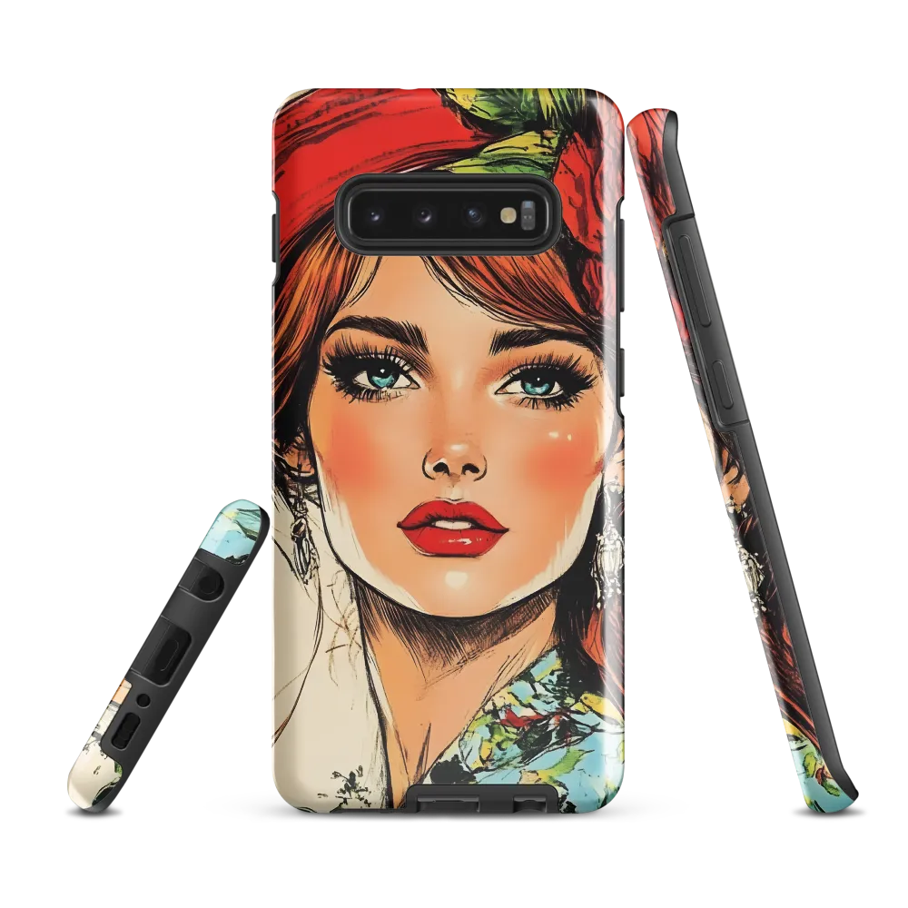 Radiant Elegance: A Portrait of Timeless Beauty | Phone Case |  S10 Plus | Tough Case | Glossy