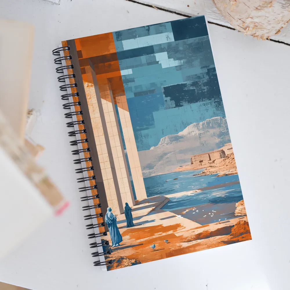 Whispers of Horizons | Spiral Notebook