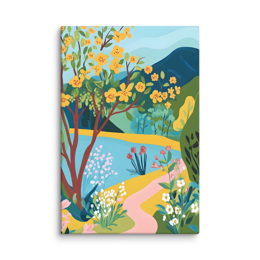 Blossoms by the Tranquil Waters