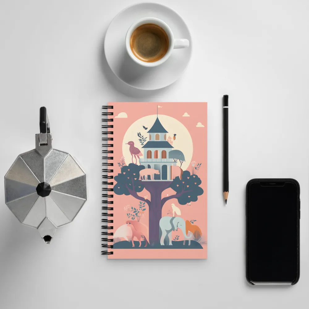 Whimsy Among the Trees | Spiral Notebook