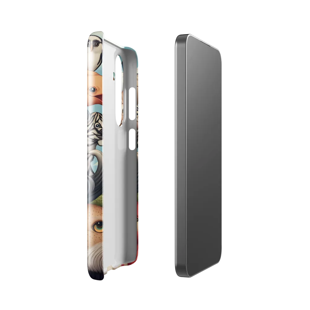 Harmonious Echoes of Wildlife | Phone Case |  S24 | Snap Case | Glossy