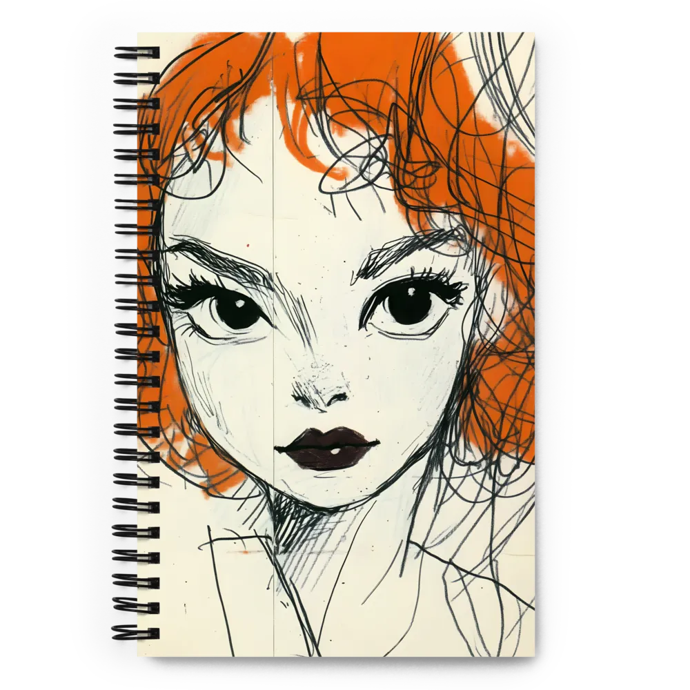 The Bold Gaze | Spiral Notebook