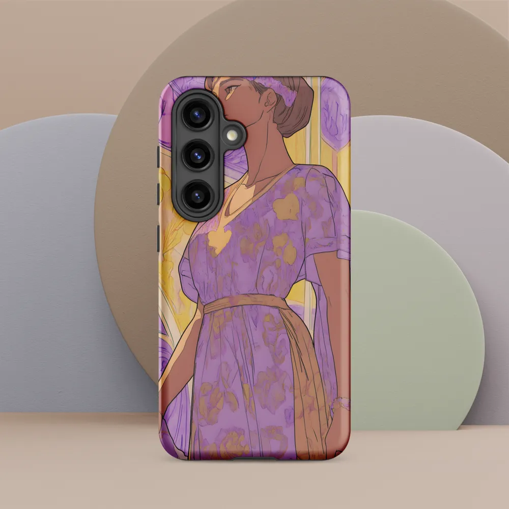 Elegance in Floral Harmony | Phone Case |  S24 | Tough Case | Matte