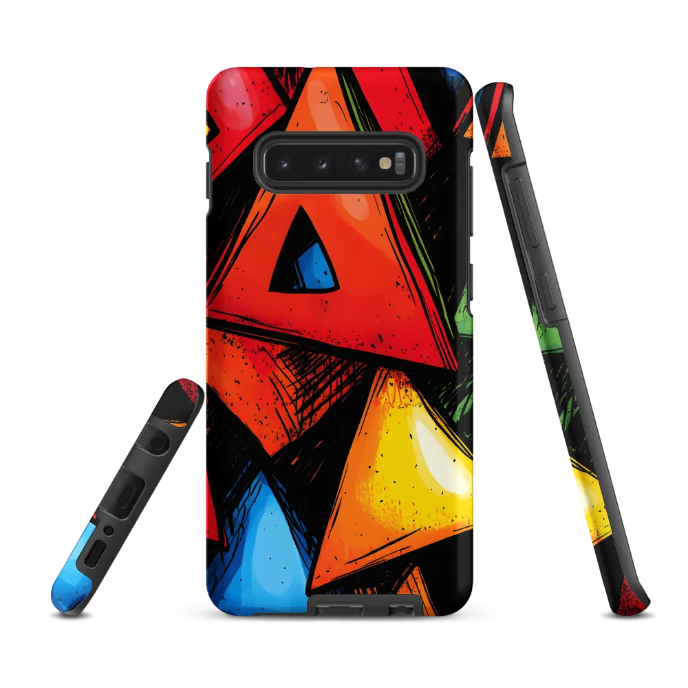 Vibrant Triangles in Abstract Harmony