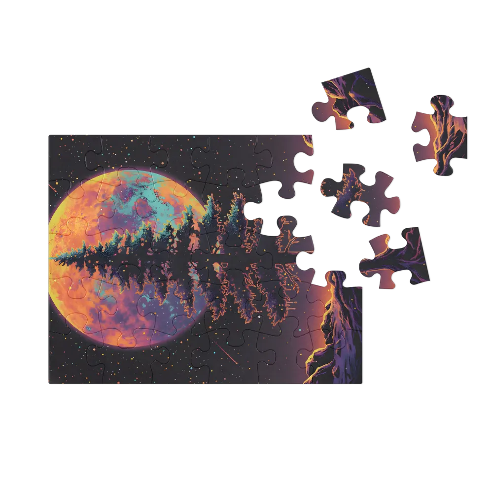 Celestial Pine 
 Jigsaw Puzzle in Tin Box