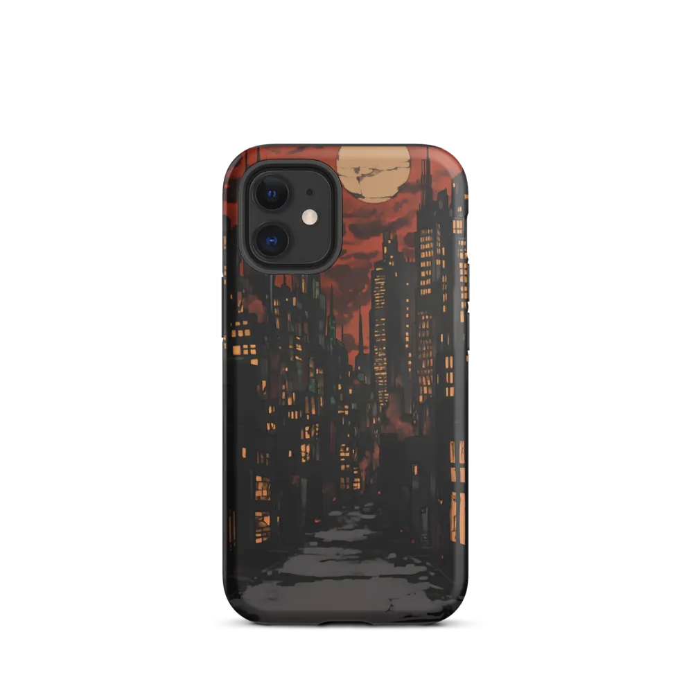 City of Shadows: An Urban Nocturne | Phone Case |  12 mini | Tough Case | Matte