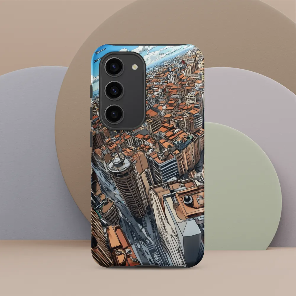 Aerial Symphony of Urban Life