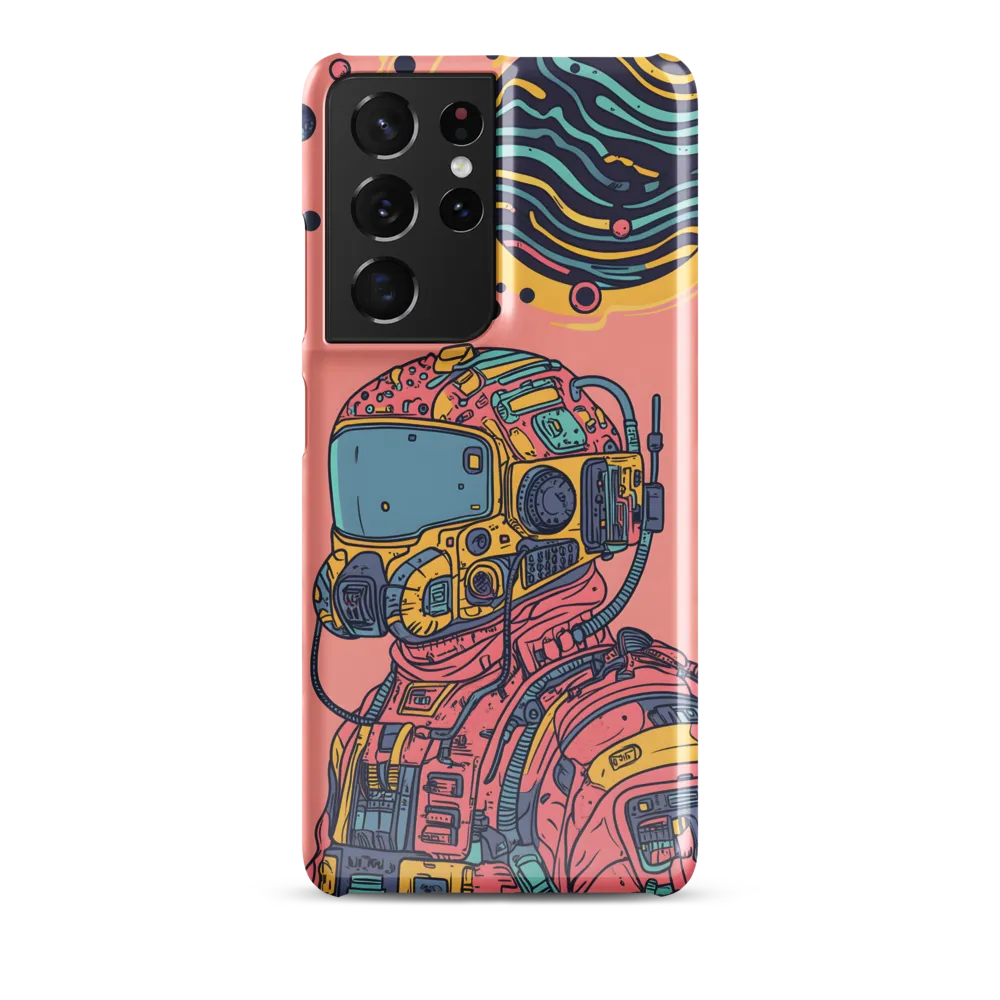 Exploration Beyond: A Digital Astronaut | Phone Case |  S21 Ultra | Snap Case | Glossy