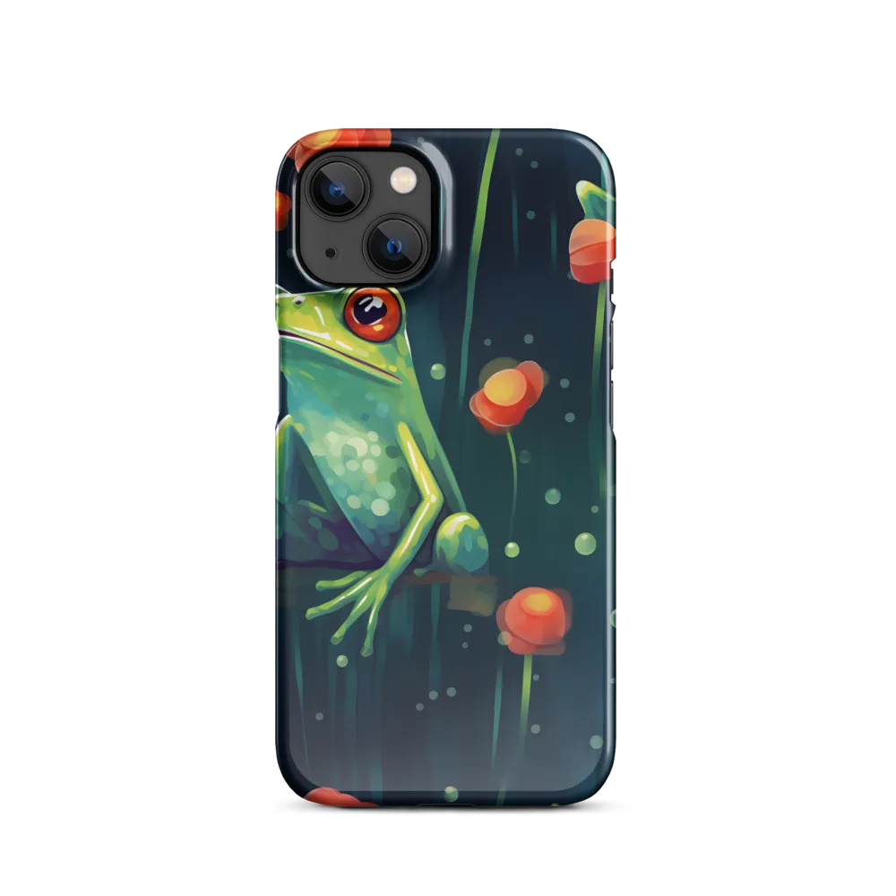 Playful Frogs in a Lush Pond | Phone Case |  13 | Snap Case | Glossy