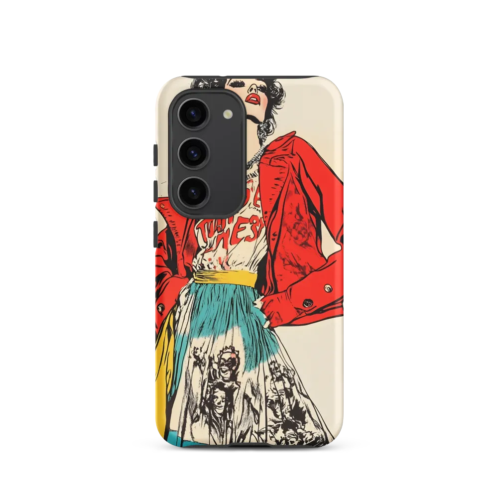 Vibrant Elegance: A Pop Art Fashion Statement