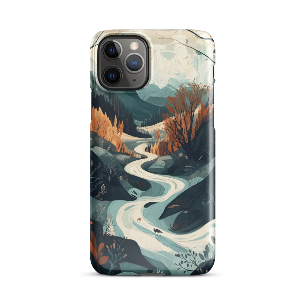 Winding Serenity: A Digital Landscape
