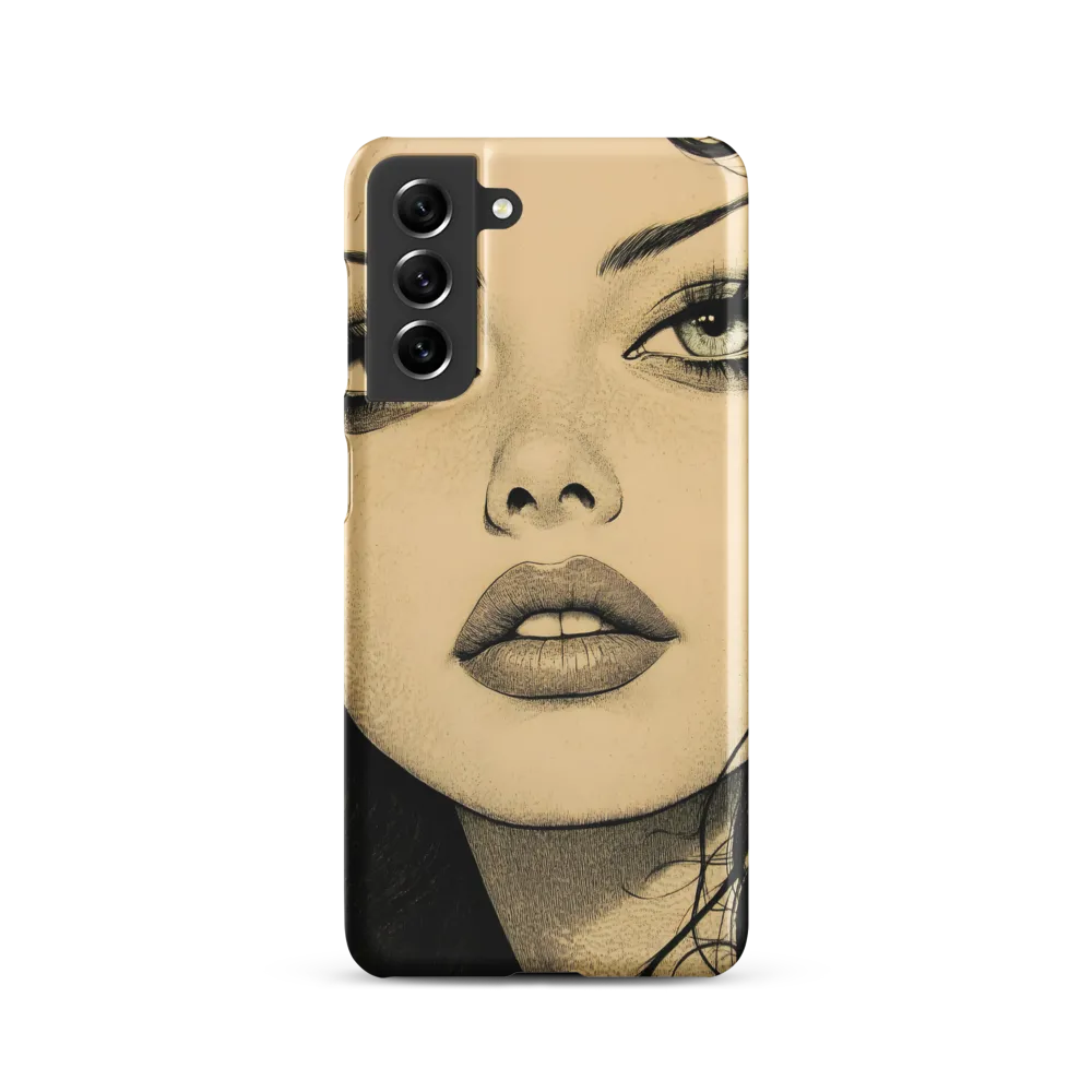 Enigmatic Gaze | Phone Case |  S21 | Snap Case | Matte