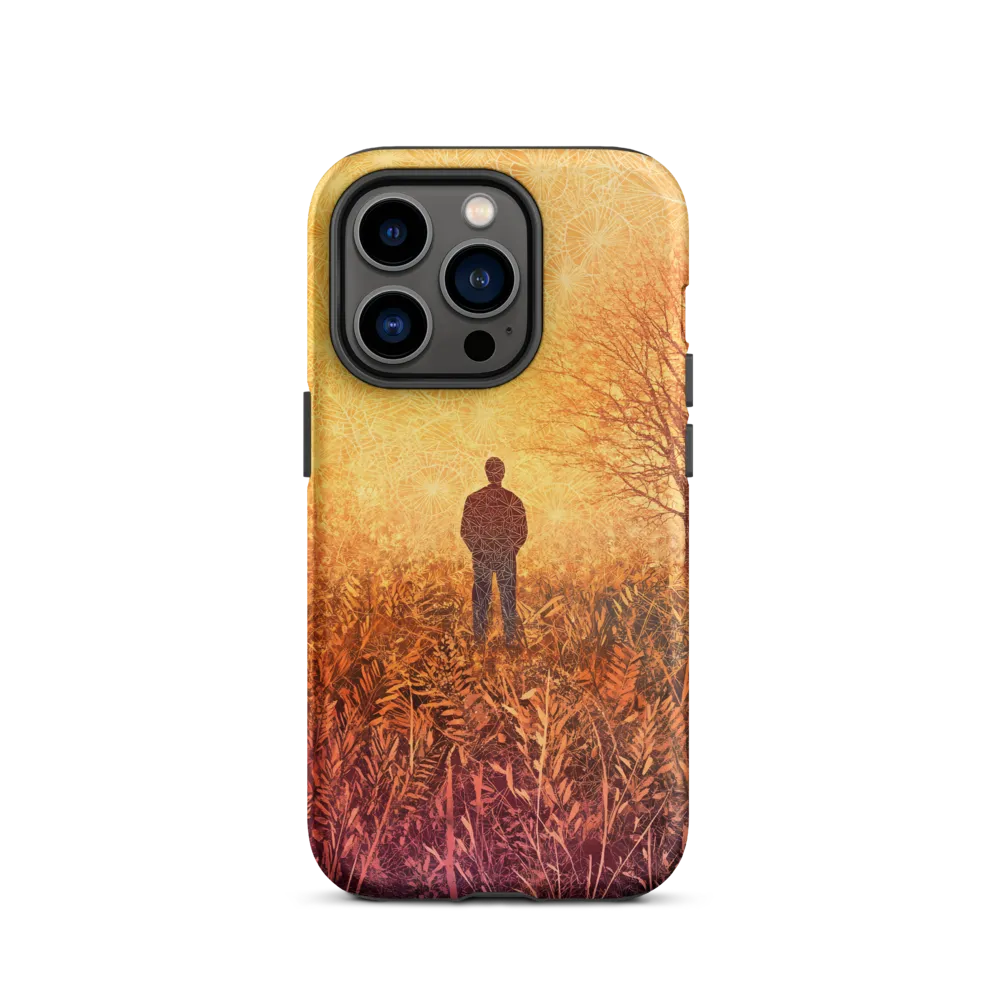 Contemplation in a Surreal Landscape