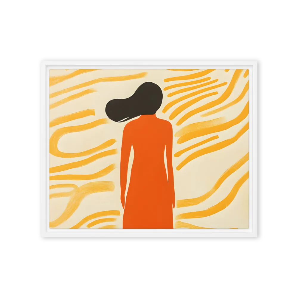 Connection to Serenity | Canvas with White Frame | 16″×20″
