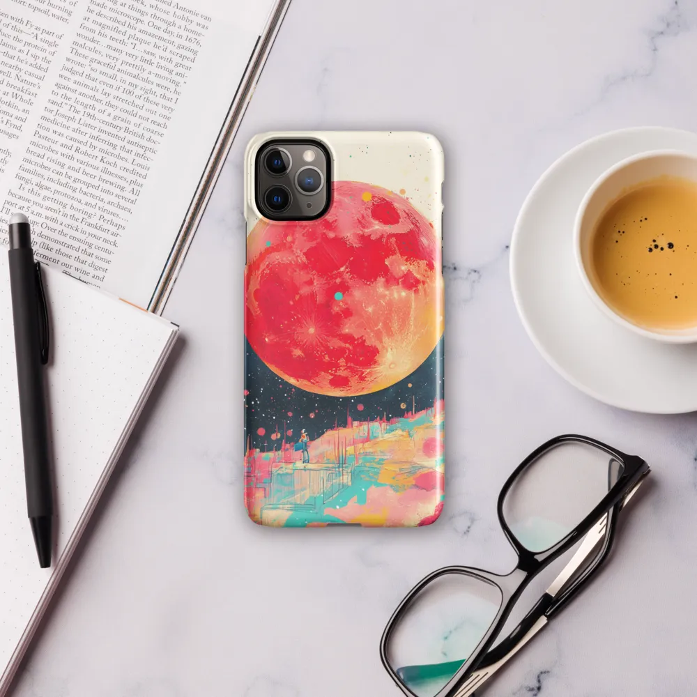 Crimson Dreams: A Lunar Exploration | Phone Case |  11 Pro Max | Snap Case | Glossy