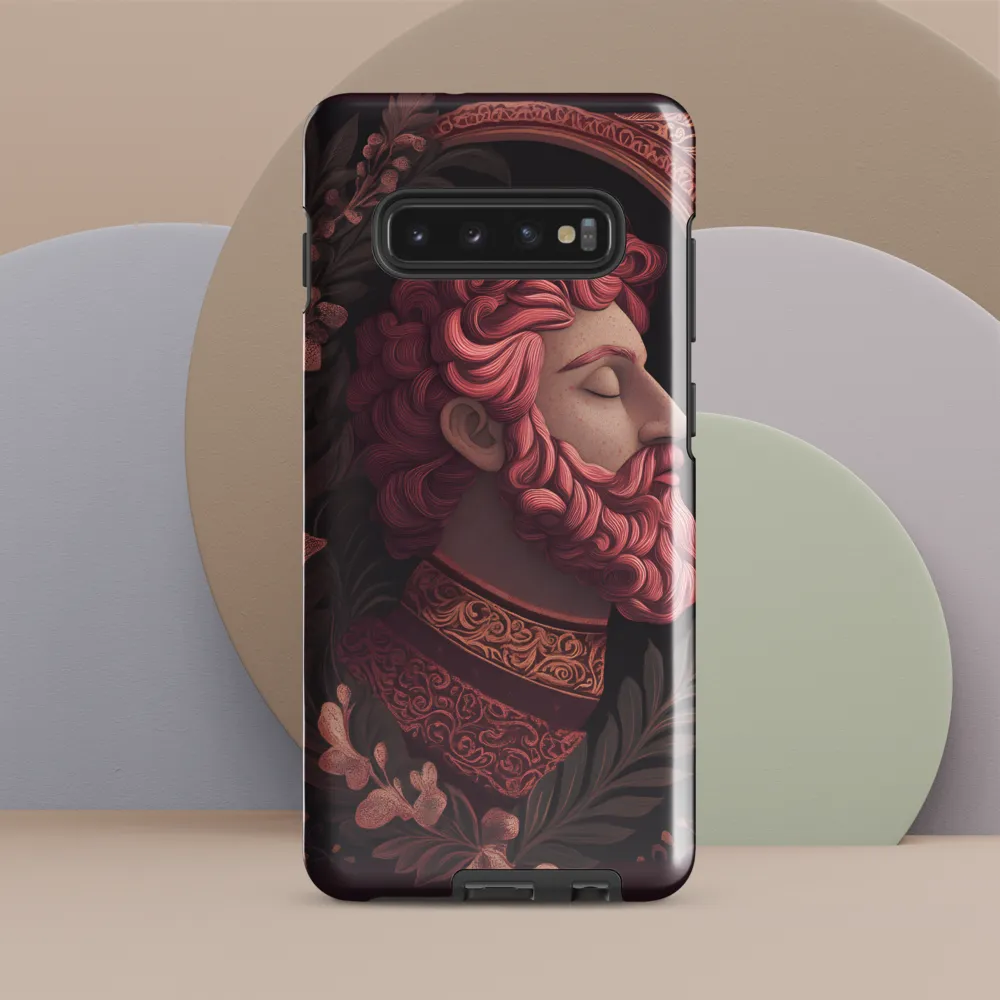 Ethereal Elegance: A Floral Representation | Phone Case |  S10 Plus | Tough Case | Glossy