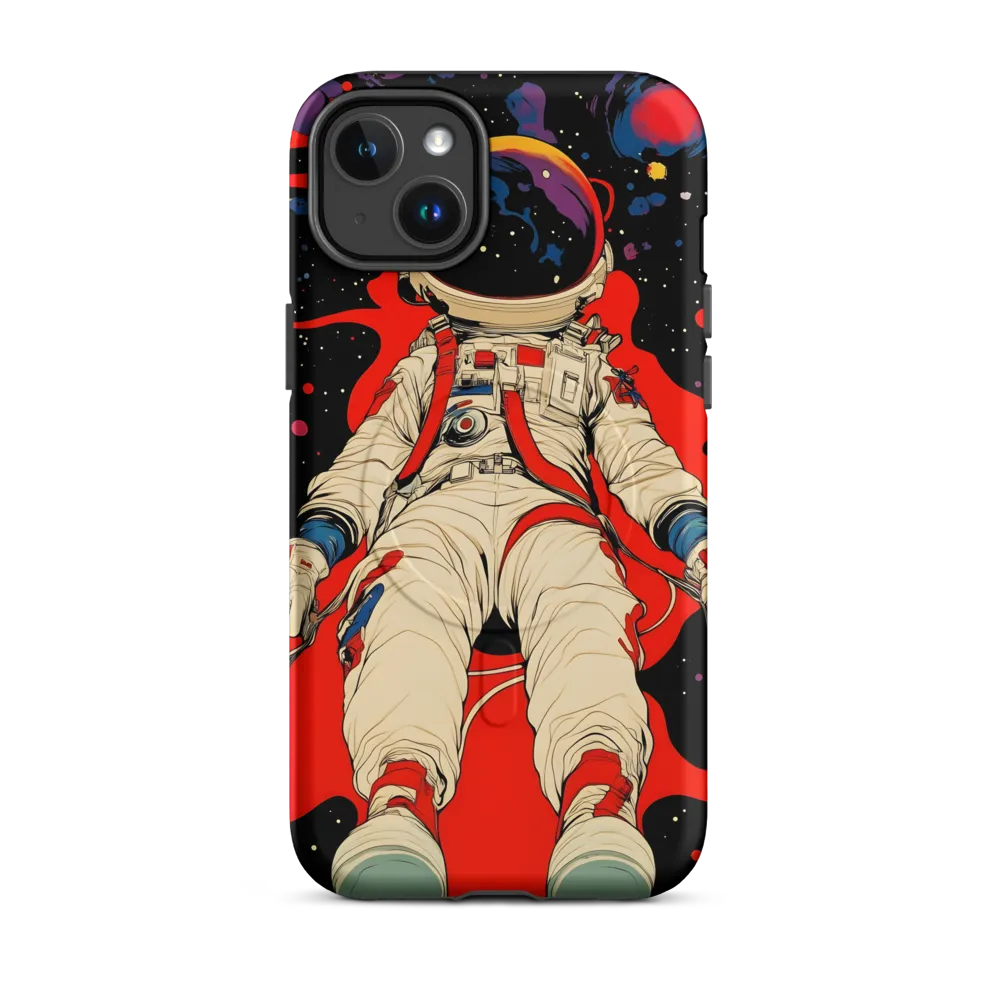Astronaut in Cosmic Reverie | Phone Case |  14 Plus | MagSafe® Tough Case | Matte