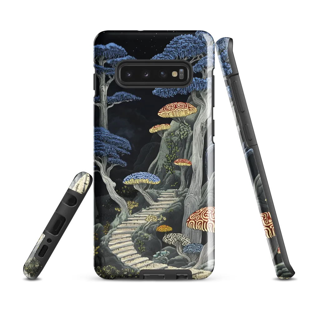 Mushroom Dreamscape | Phone Case |  S10 Plus | Tough Case | Glossy