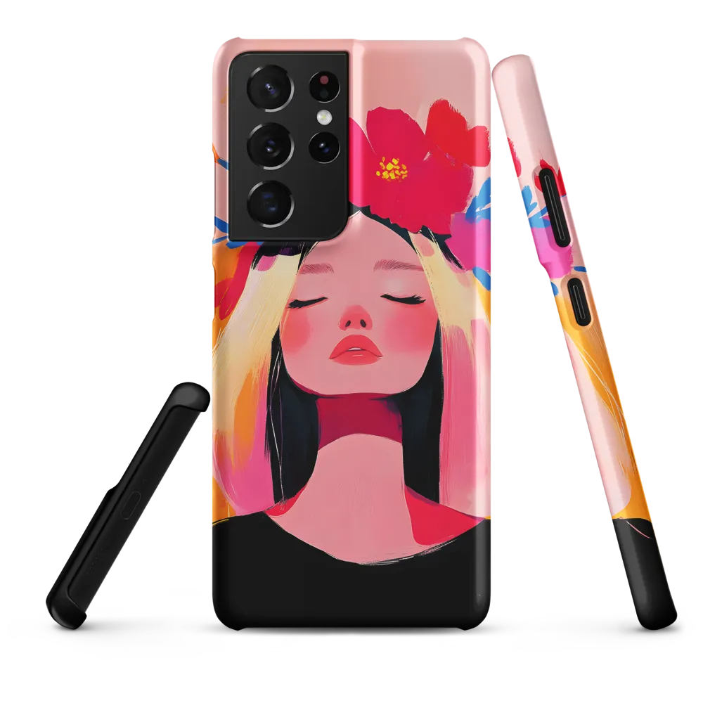 Floral Serenity | Phone Case |  S21 Ultra | Snap Case | Matte