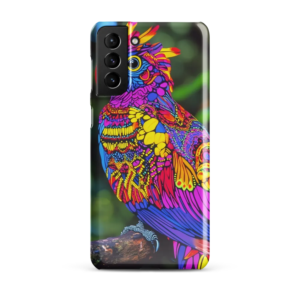 Vibrant Psychedelic Parrot