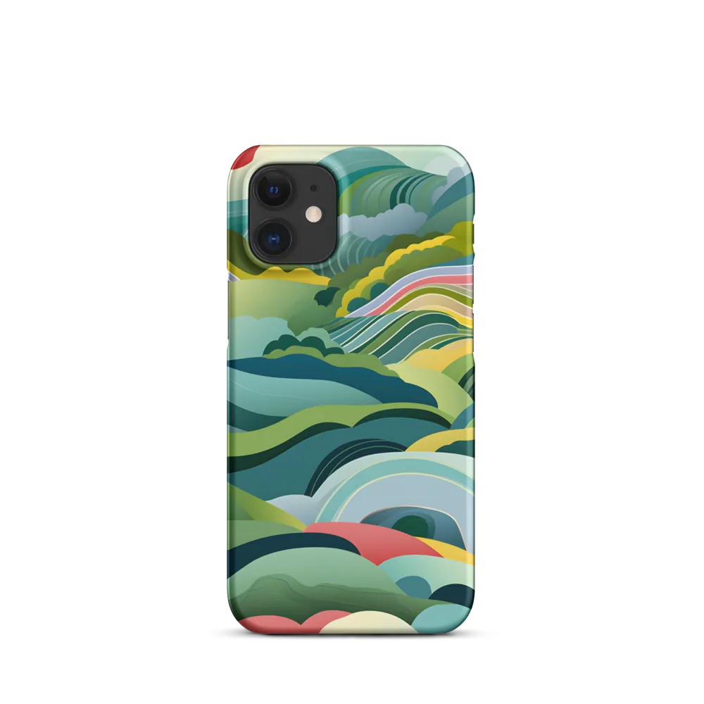 Waves of Serenity | Phone Case |  12 Mini | Snap Case | Matte