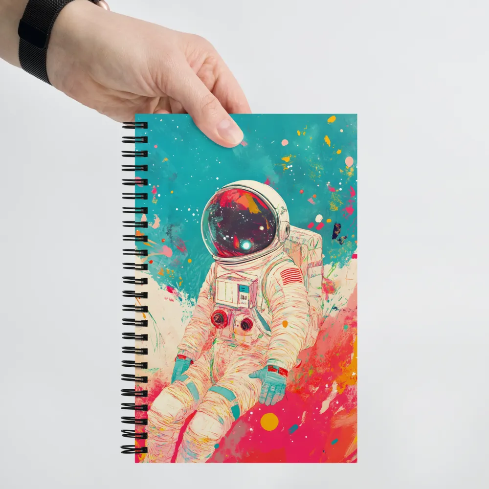 Cosmic Explorer: An Astronaut's Journey | Spiral Notebook