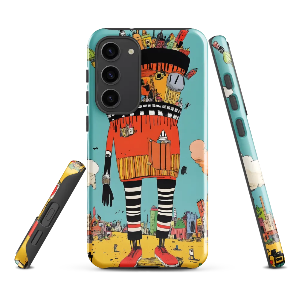 Urban Fantasia: A Whimsical Encounter | Phone Case |  S23 Plus | Tough Case | Glossy
