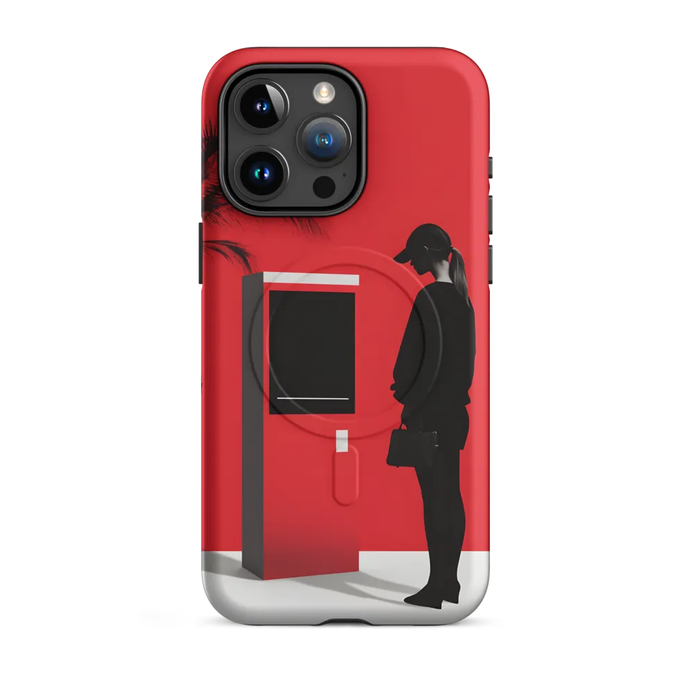 Contemplation in Red | Phone Case |  15 Pro Max | MagSafe® Tough Case | Matte