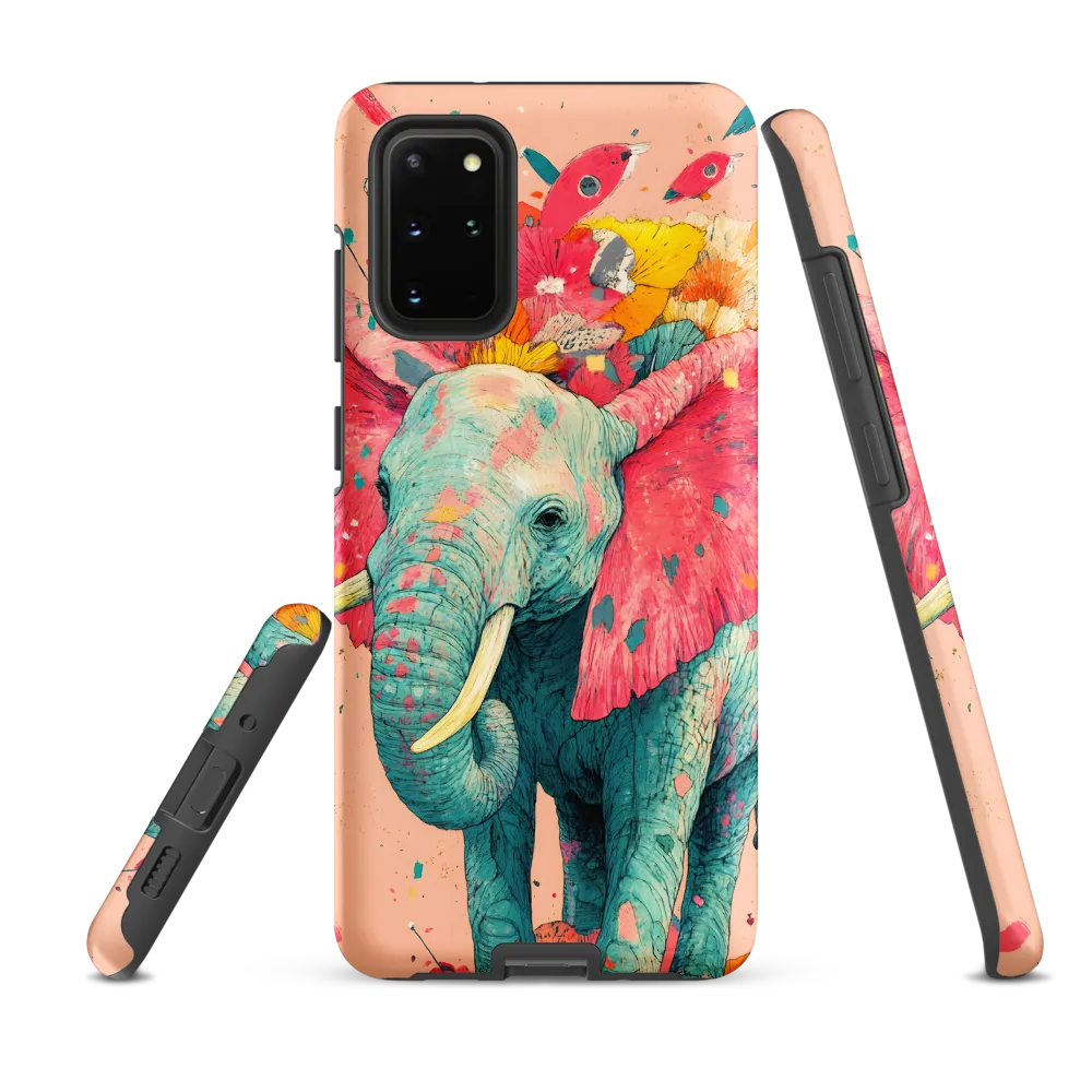 Whimsical Elegance: The Floral Elephant