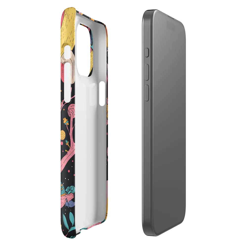 Whimsical Cosmic Owl | Phone Case |  15 Pro Max | Snap Case | Matte