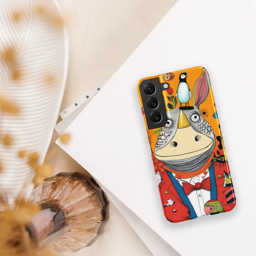 Whimsical Rhinoceros: A Playful Encounter