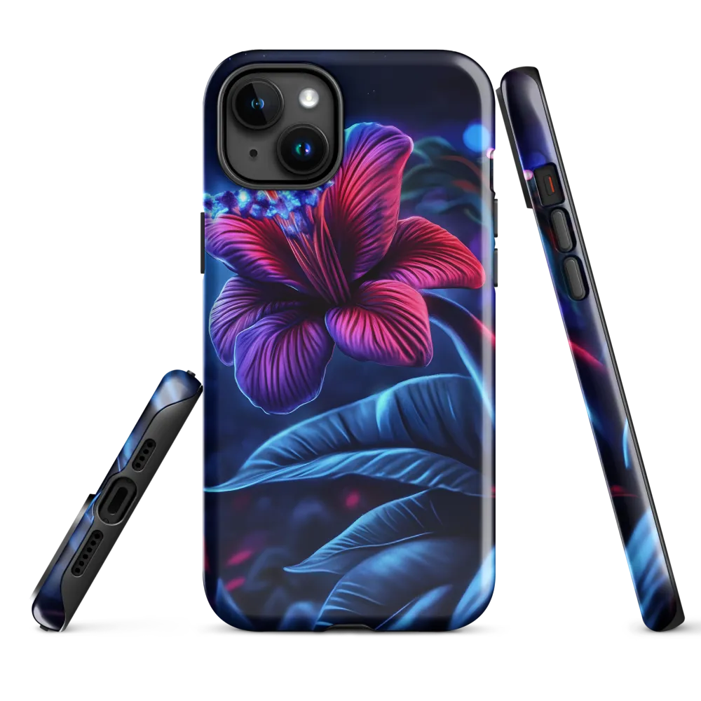 Illuminated Serenity: The Surreal Blossom