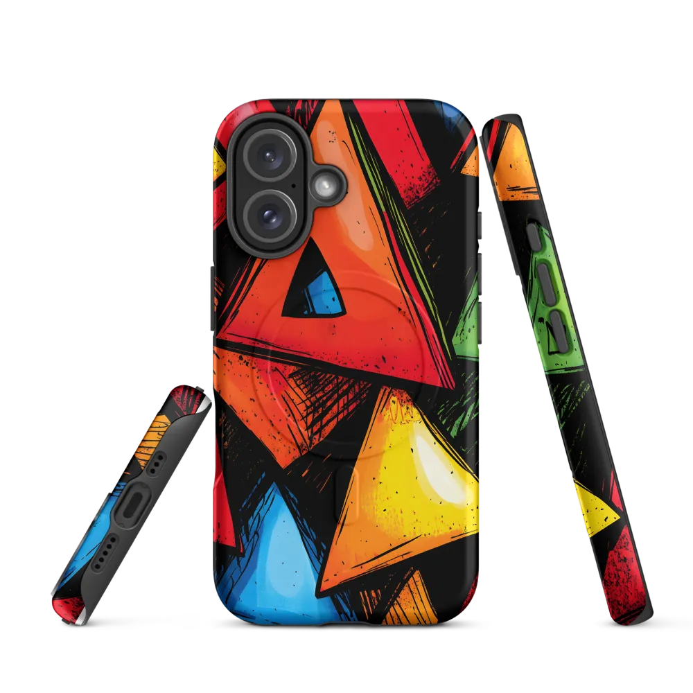 Vibrant Triangles in Abstract Harmony