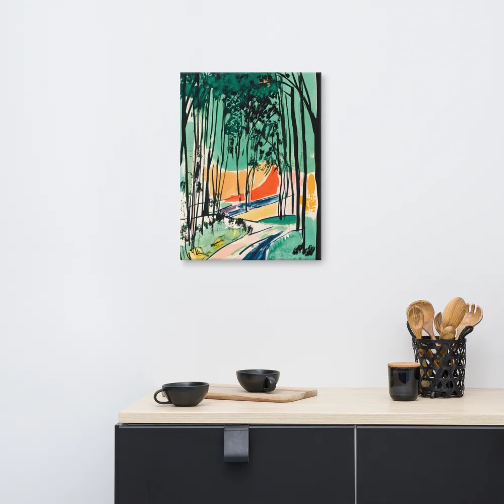 Winding Path Through the Forest | Canvas | 18″×24″