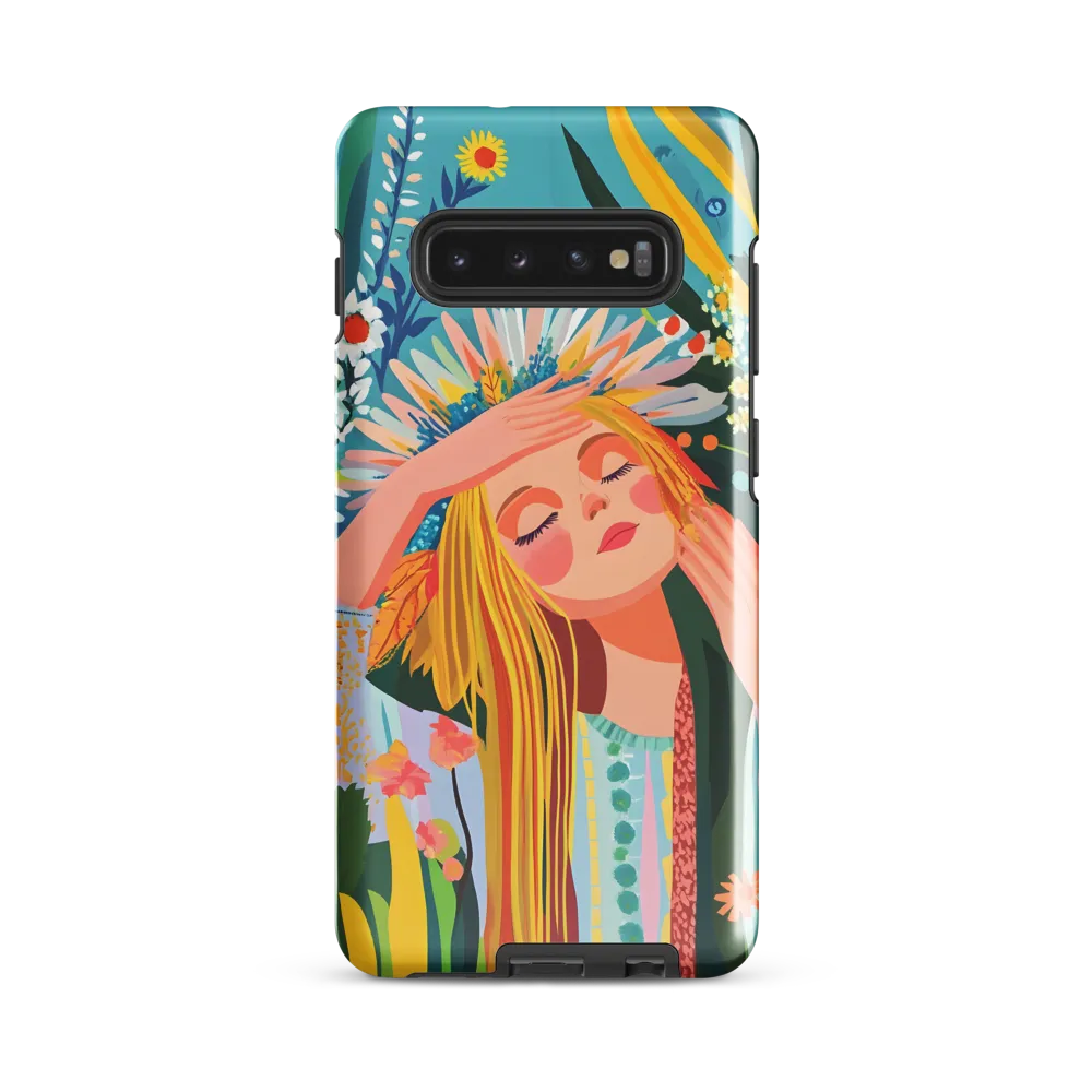 Blooming Serenity | Phone Case |  S10 Plus | Tough Case | Glossy