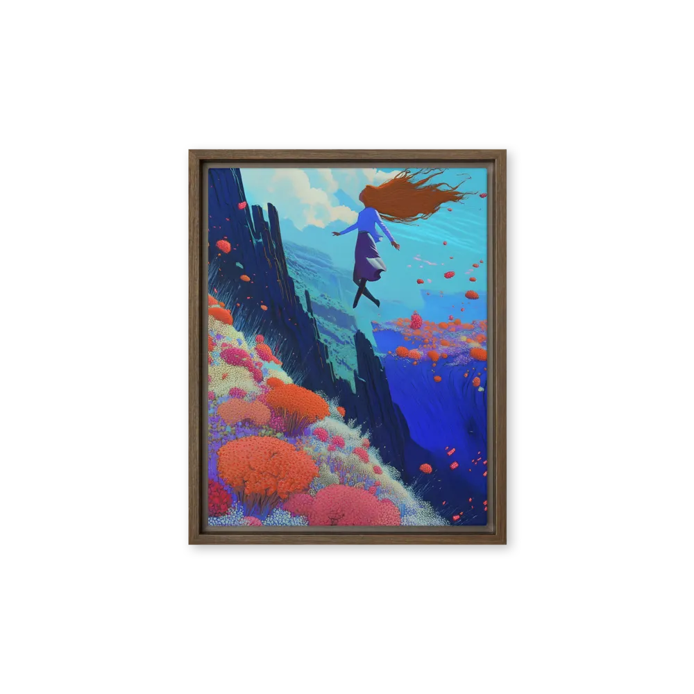 Whispers of Freedom | Canvas with Brown Frame | 11″×14″