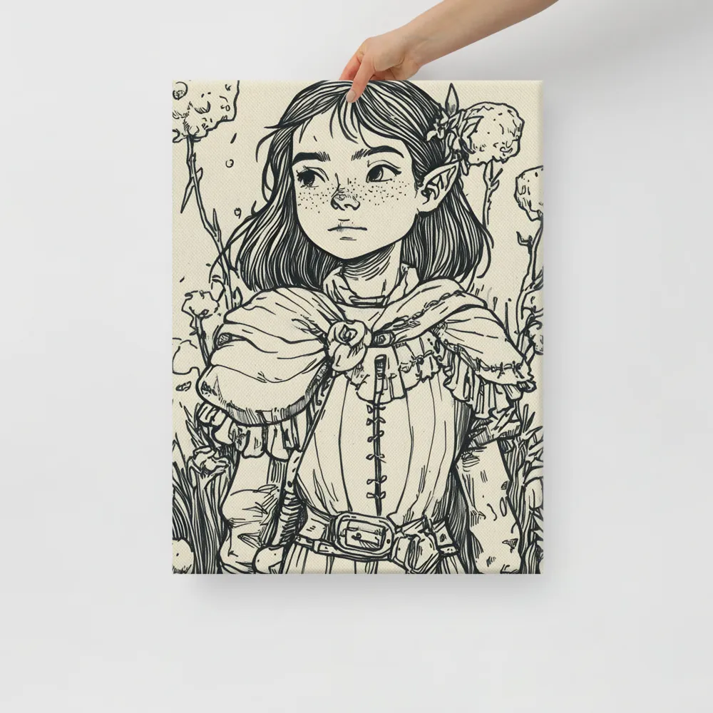 A Young Guardian of Nature | Canvas | 18″×24″