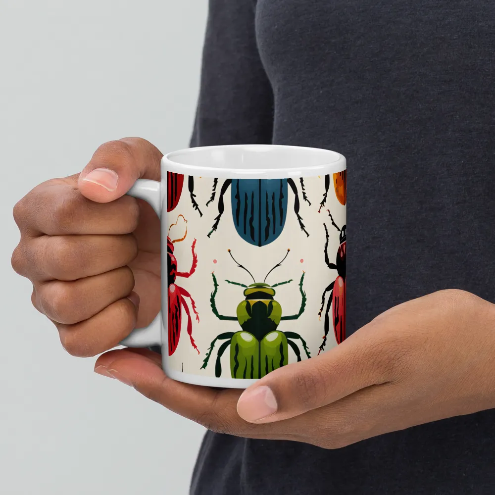 Beetle Mosaic: A Colorful Exploration of Insects | Mugs | Multiple Sizes & Colors