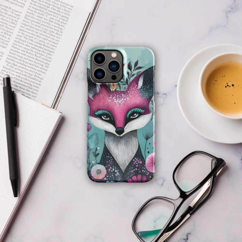 Whimsical Fox Among Blossoms | Phone Case |  13 Pro Max | Snap Case | Glossy